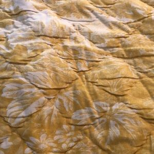 Pottery Barn Matine Toile Yellow Quilted Standard Pillow Sham
